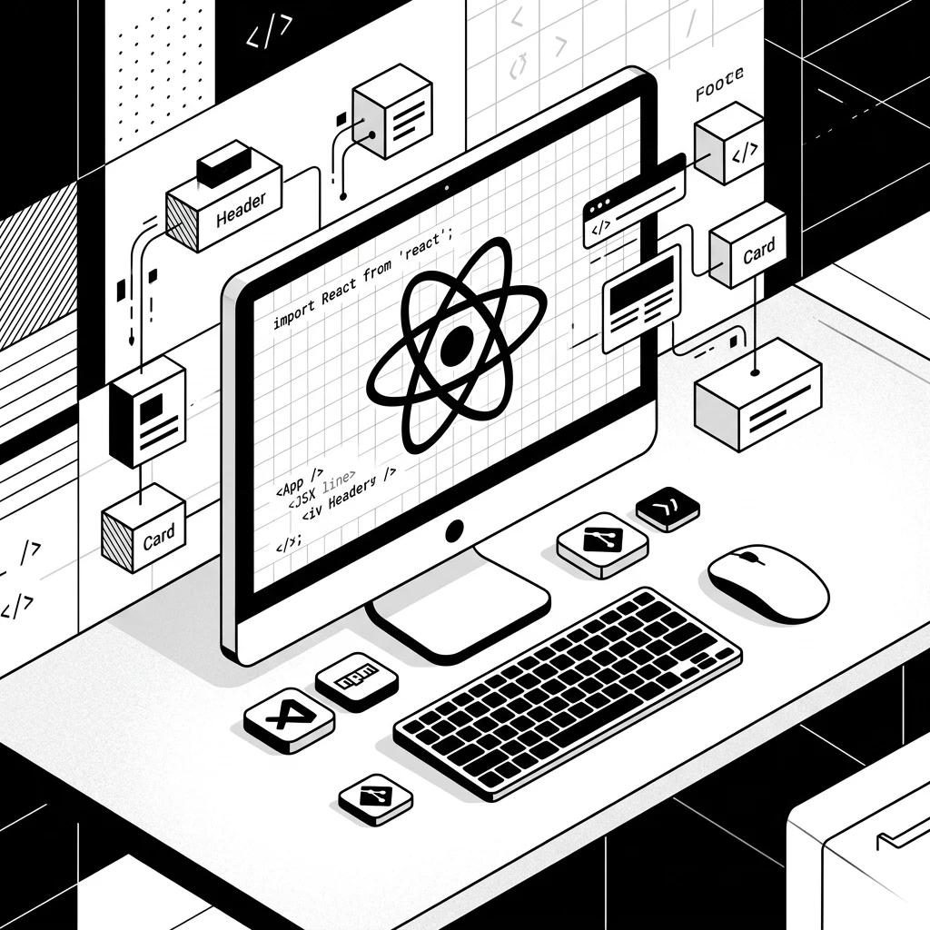 Full-Stack Code Illustration